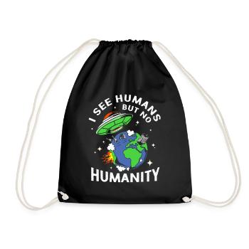Extraterrestre - Sac de sport léger - noir - Devant