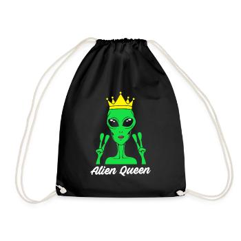 Reine extraterrestre - Sac de sport léger - noir - Devant