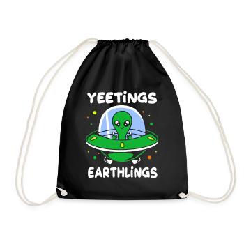 Alien - Turnbeutel - Schwarz - Vorne