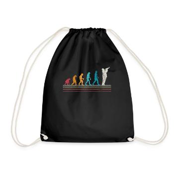Trumpet Evolution Retro Vintage - Drawstring Bag - black - Front