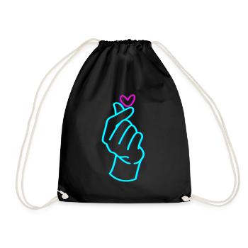 K-Pop Korea Pop Kdrama Kpop Corée Coréenne - Sac de sport léger - noir - Devant