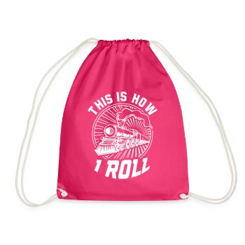 Trains miniatures Lokomotive Modellbau - Sac de sport léger - fuchsia - Devant