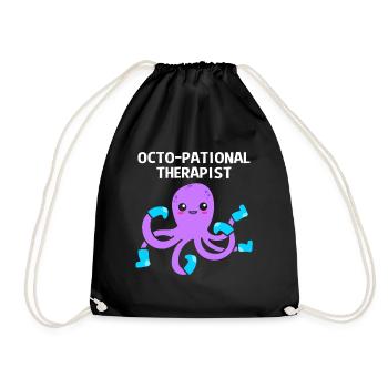 Occupational therapy - Drawstring Bag - black - Front