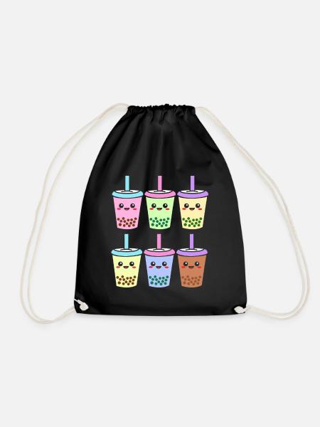 Bubble Tee Boba Tea - Turnbeutel - Schwarz