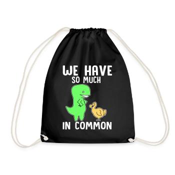 dodo - Drawstring Bag - black - Front