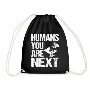 Dodo Gift Bird Ancient Fossil Archaeology Geek - Drawstring Bag - black - Front