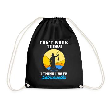 Salmonella - Drawstring Bag - black - Front
