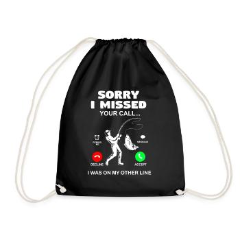Fishing Fishing - Drawstring Bag - black - Front