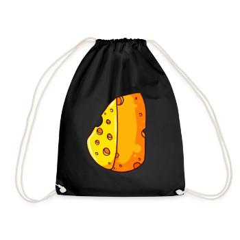 Käse Käserei Käser Parmesan Gourmet - Turnbeutel - Schwarz - Vorne