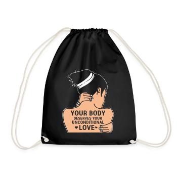 Depression Deppressive Psyche Therapy Bipolar - Drawstring Bag - black - Front