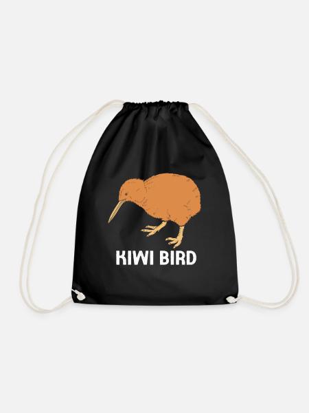 kiwi-vogel Kiwi Vogel - Turnbeutel - Schwarz