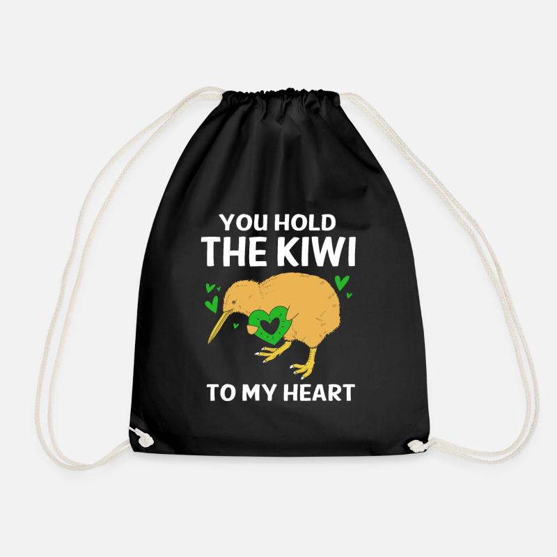 kiwi-vogel Kiwi Vogel - Turnbeutel - Schwarz