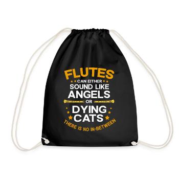 Flûte - Sac de sport léger - noir - Devant