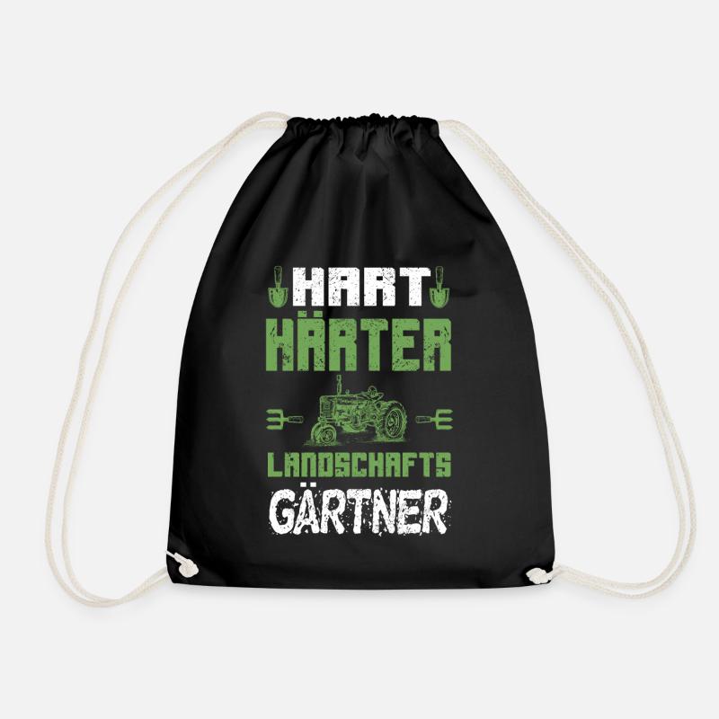 Hart Härter Landschaftsgärtner - Gärtner Gartenbau - Turnbeutel - Schwarz
