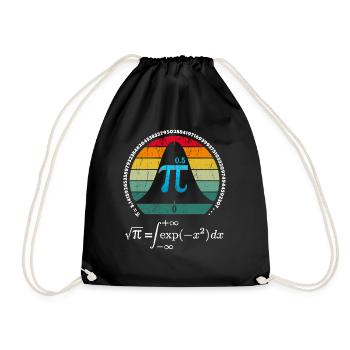 Loi Normale - Le Nombre Pi Pour les profs de Maths - Sac de sport léger - noir - Devant