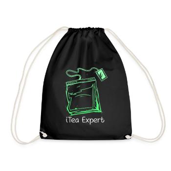 Informatiker Spruch It Experte Computer Nerd Admin - Turnbeutel - Schwarz - Vorne