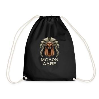 Casque corinthien - Molon Labe - Sac de sport léger - noir - Devant