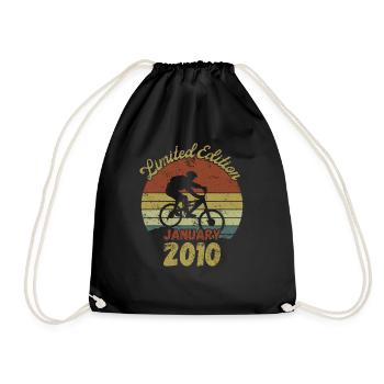 Vélo d’anniversaire Vélo Janvier 2010 - Sac de sport léger - noir - Devant