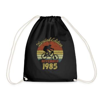 Anniversaire Vélo Vélo Novermber 1985 - Sac de sport léger - noir - Devant