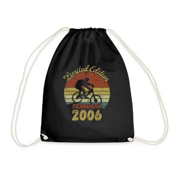 Anniversaire Vélo Vélo Février 2006 - Sac de sport léger - noir - Devant