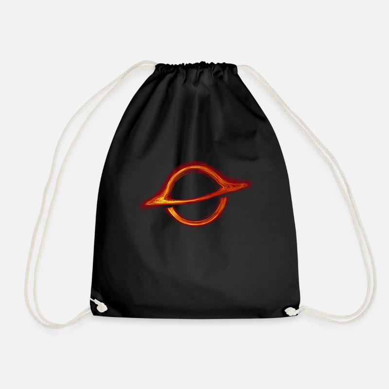 Black hole - Drawstring Bag - black