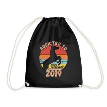Anniversaire Équitation Septembre 2019 - Sac de sport léger - noir - Devant
