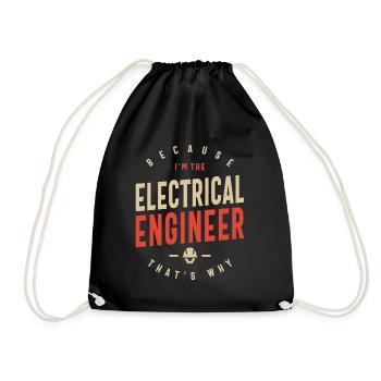 Ingénieur électricien Profession Travailleur d’anniversaire - Sac de sport léger - noir - Devant