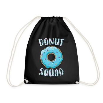 Donut Squad Matching Donut Party Donut bleu - Sac de sport léger - noir - Devant