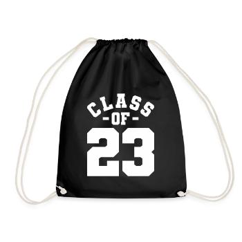 Class Of 2023 College High School Graduate - Drawstring Bag - black - Front