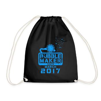 Plongeur Birthday Bubblemaker depuis mars 2017 - Sac de sport léger - noir - Devant