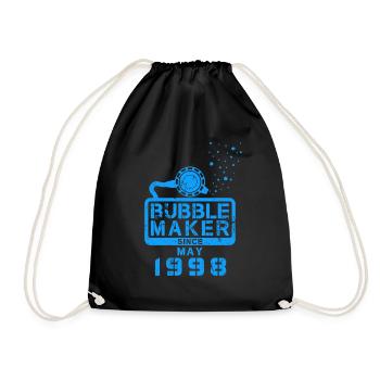 Plongeur Birthday Bubblemaker depuis mai 1998 - Sac de sport léger - noir - Devant
