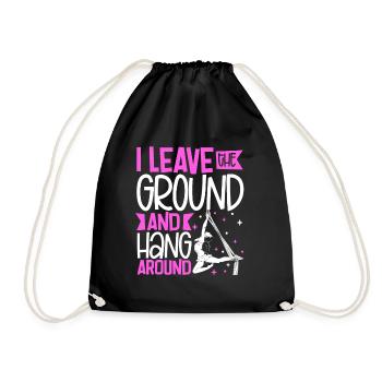 I leave the ground - Aerial Silk - Turnbeutel - Schwarz - Vorne