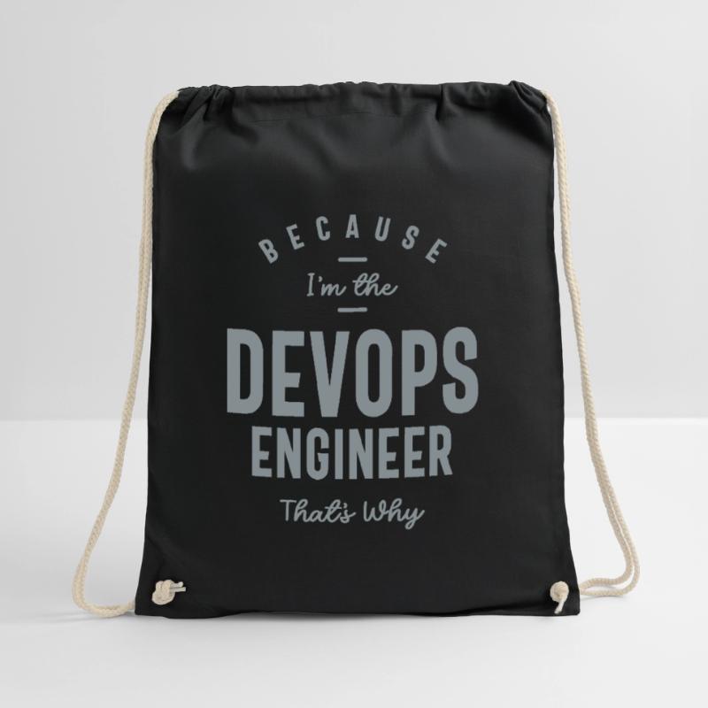 Devops Engineer Funny Job Occupation Drawstring Bag