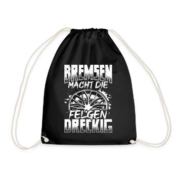 Bremsen macht die Felgen dreckig - Auto Fan Tuner - Turnbeutel - Schwarz - Vorne