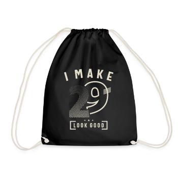 I Make 29 Birthday 29 Years Old - Drawstring Bag - black - Front