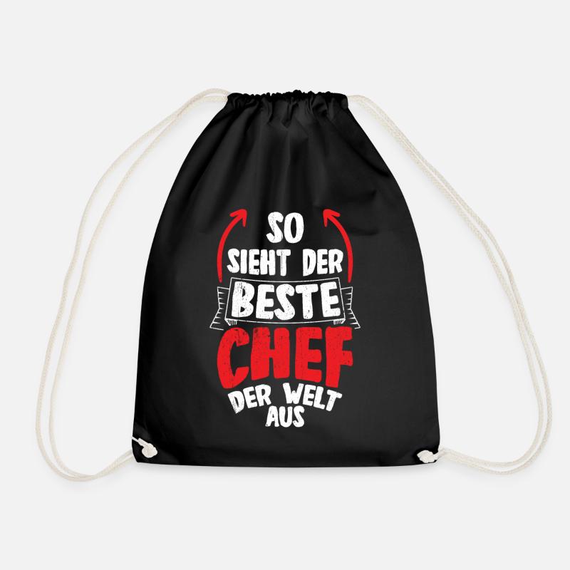 So Sieht Der Beste Chef Der Welt Aus Hübscher Boss - Turnbeutel - Schwarz