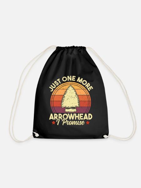 Nur noch eine Arrowhead Funny Vintage Arrowhead - Turnbeutel - Schwarz