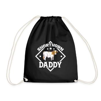 Shorthorn Daddy - Shorthorn Rind - Turnbeutel - Schwarz - Vorne