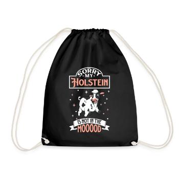 Not in the mood - Holstein - Drawstring Bag - black - Front