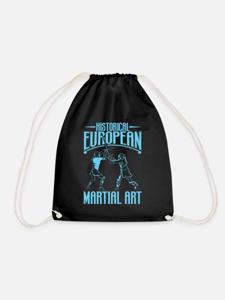 Schwertkampf - HEMA - Turnbeutel - Schwarz