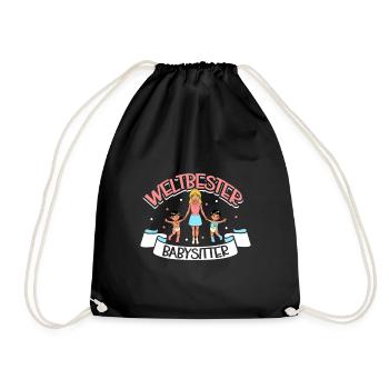 Meilleure baby-sitter du monde - Sac de sport léger - noir - Devant