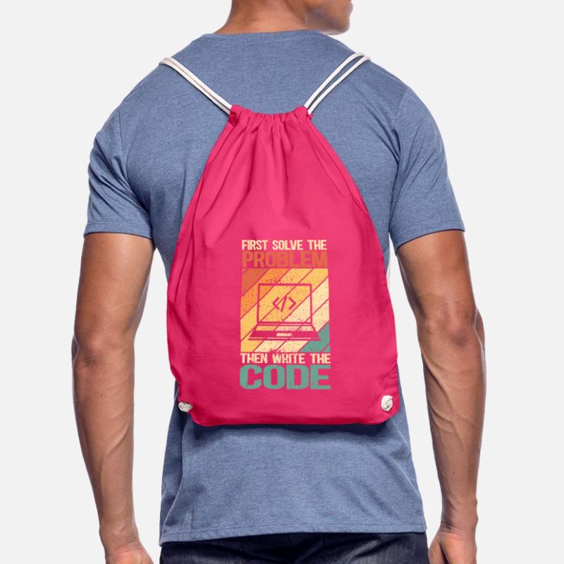 Programmer Software Developer | programming Drawstring Bag