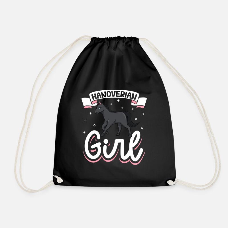 Hanoverian Girl - Turnbeutel - Schwarz