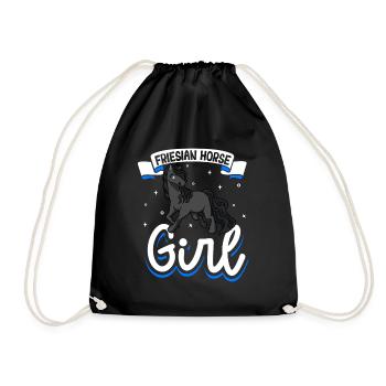 Frisonne Fille - Sac de sport léger - noir - Devant