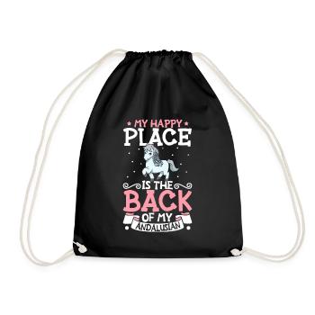 Mon endroit préféré - andalou - Sac de sport léger - noir - Devant