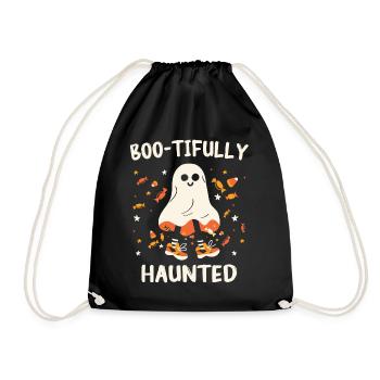 Halloween Costume Creepy - Drawstring Bag - black - Front