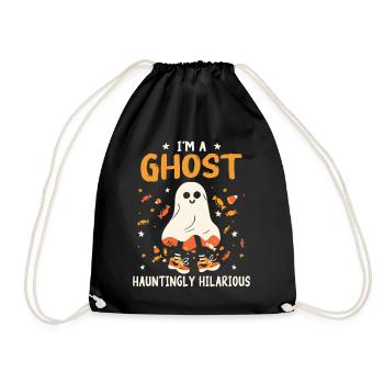Halloween Costume Creepy - Drawstring Bag - black - Front