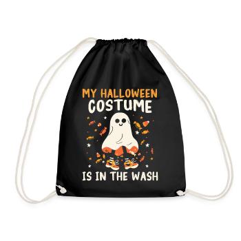 Halloween Costume Creepy - Drawstring Bag - black - Front