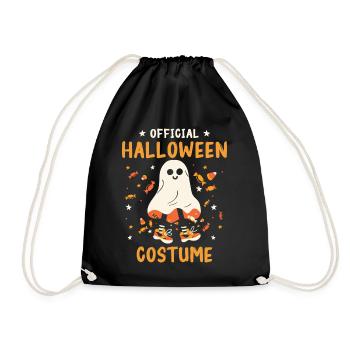 Halloween Costume Creepy - Drawstring Bag - black - Front