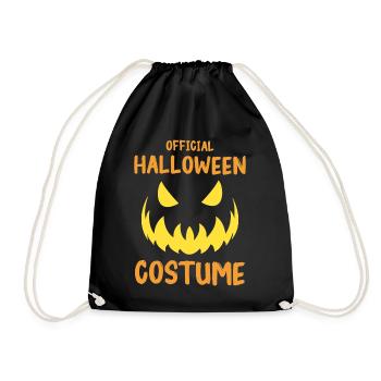 Halloween Costume Creepy - Drawstring Bag - black - Front